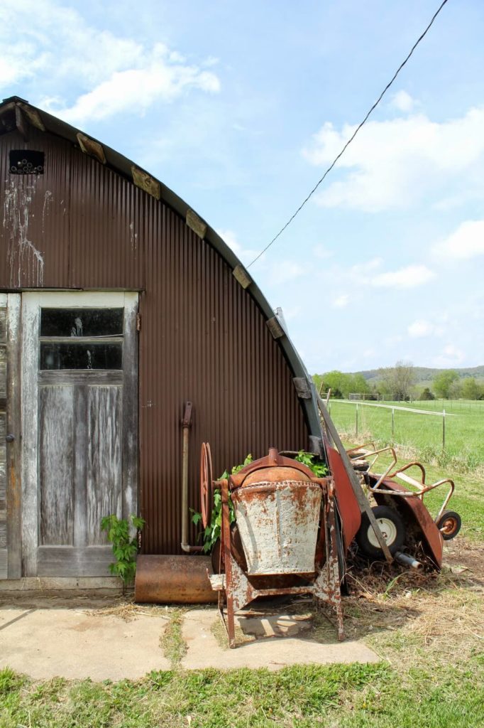 artsy old shed