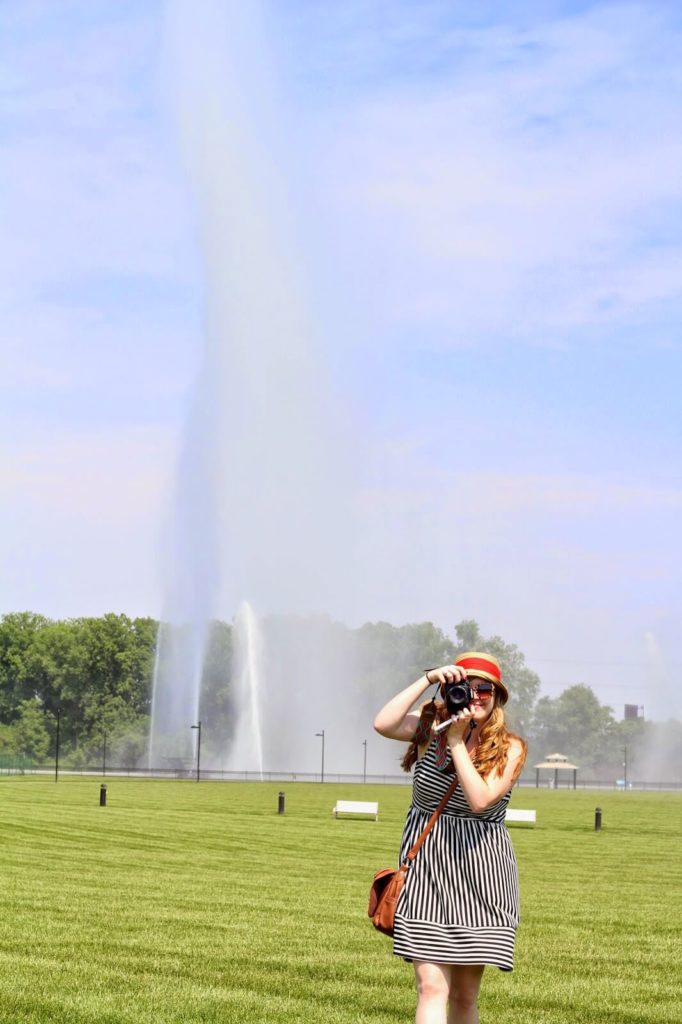 tall fountain in st louis