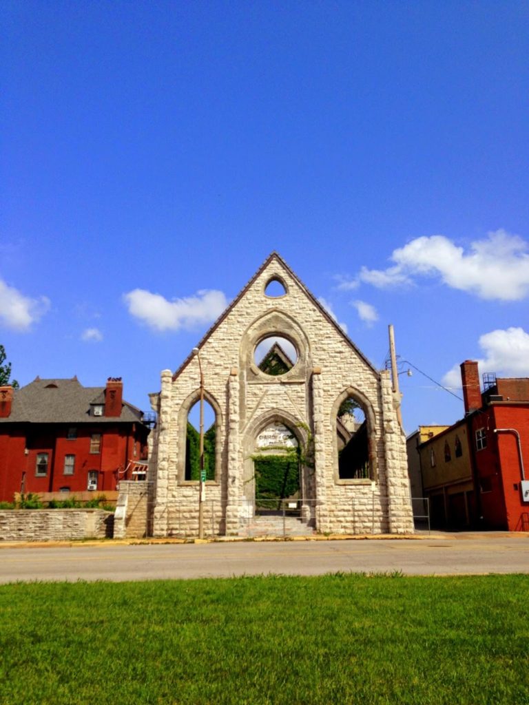 old abandoned building