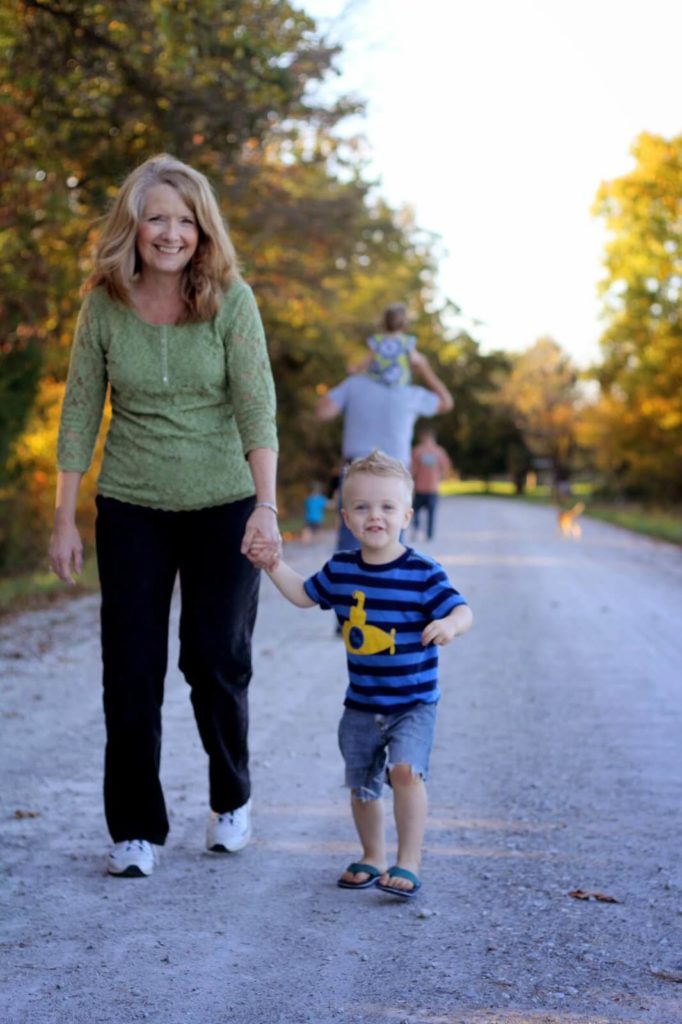 grandma and boy