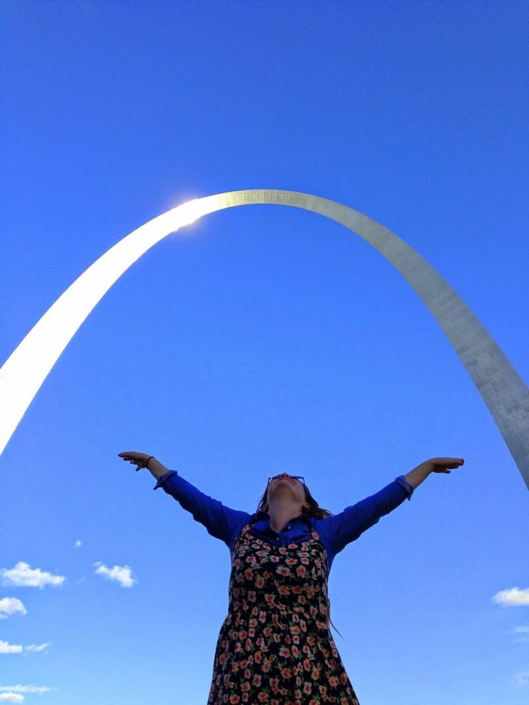 under the arch