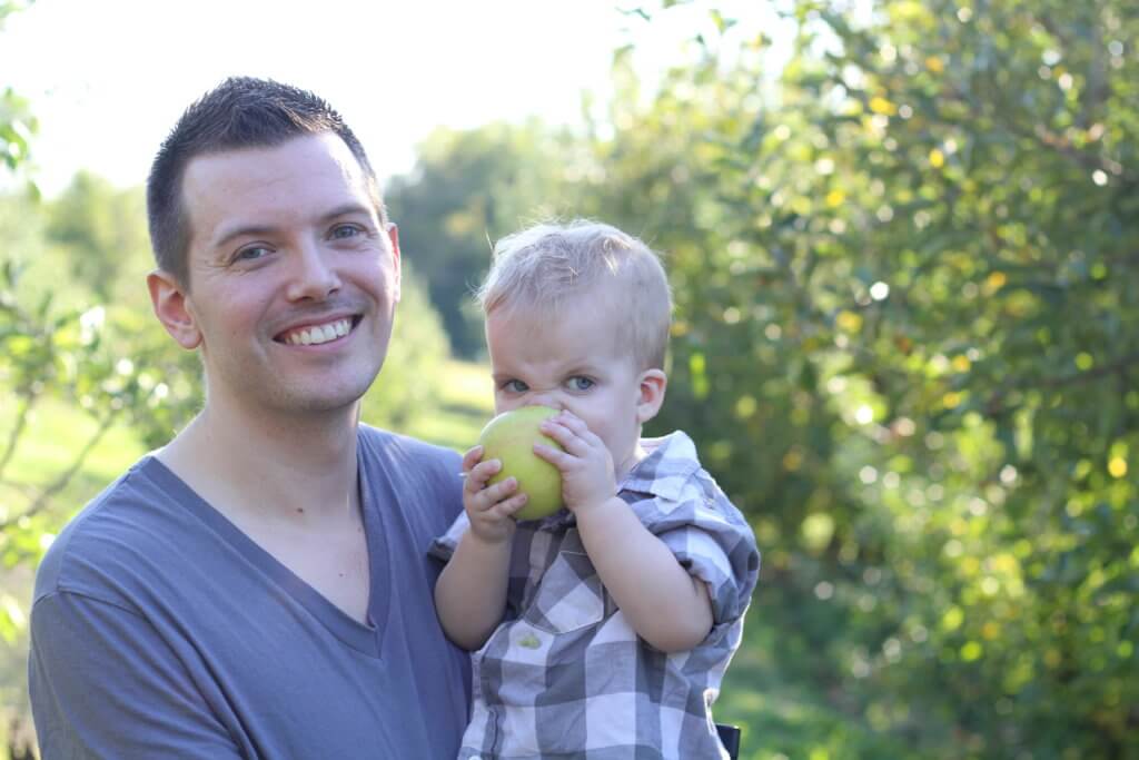 dad and baby