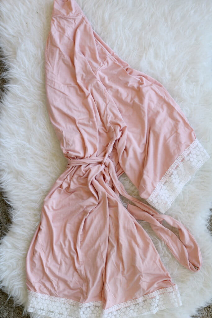 soft robe from pinkblush maternity